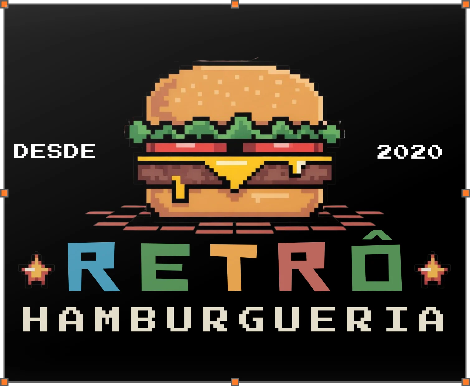 Identidade Visual — Retrô Hamburgueria