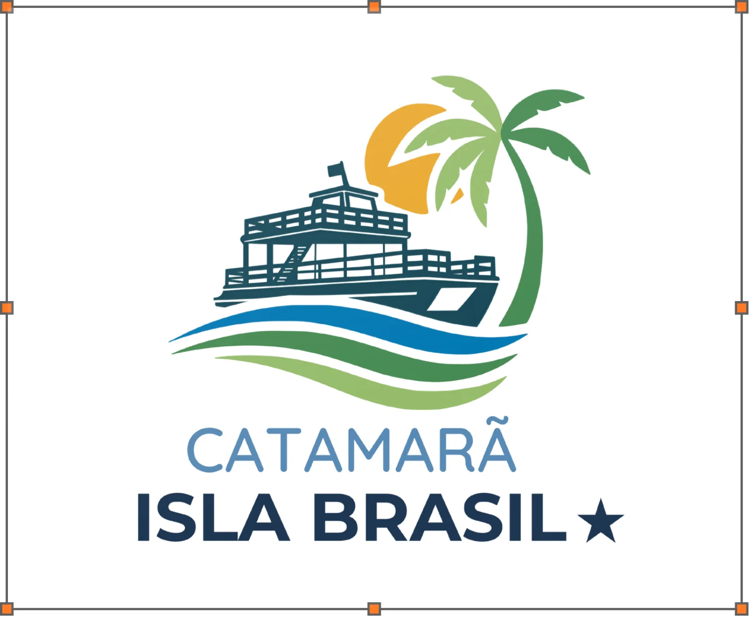 Identidade Visual — Catamarã Isla Brasil